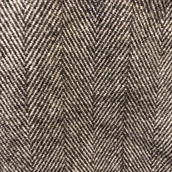 VTG Levi Strauss & Co Ted Tab Big E Mens Small Truckers Jacket Gray Herringbone - Picture 6 of 7